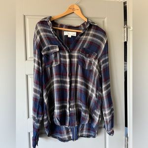 Vintage Havana Bailey Zipper back flannel